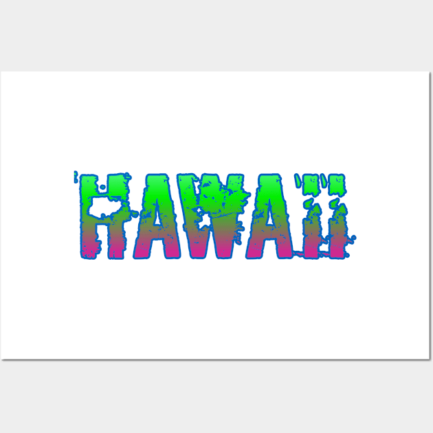 HAWAII T SHIRT Wall Art by Coreoceanart